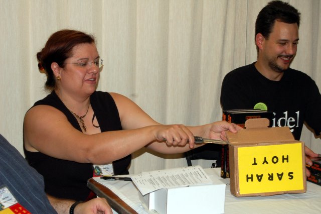 Sarah opens the parcel by Michael Z. Williamson