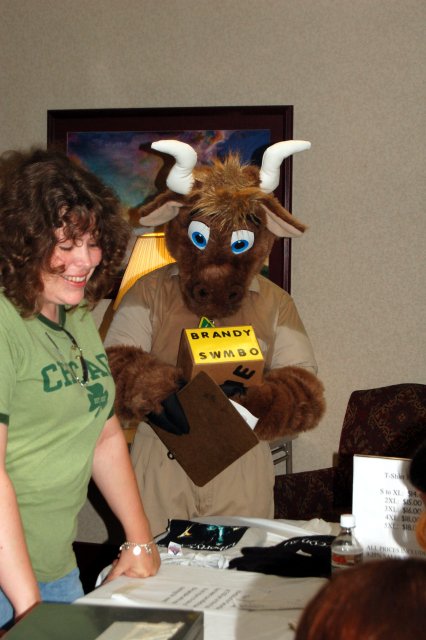 Orvan at registration.