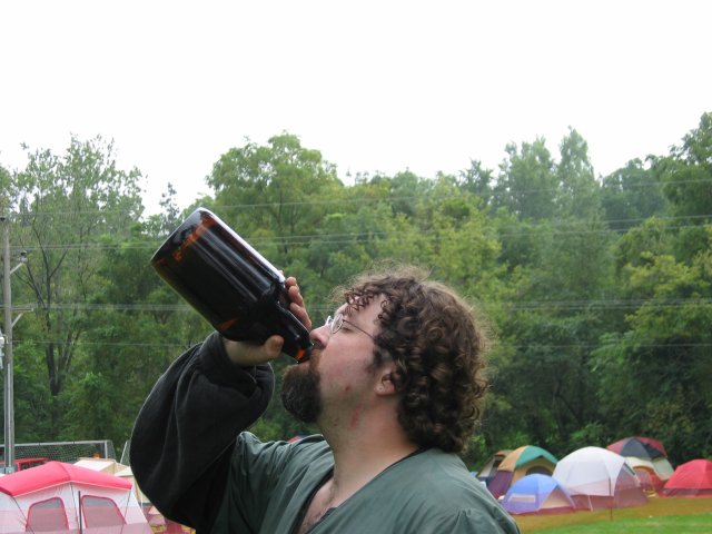 drinking from the jug