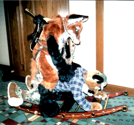 Fox rides Calamity Cougar