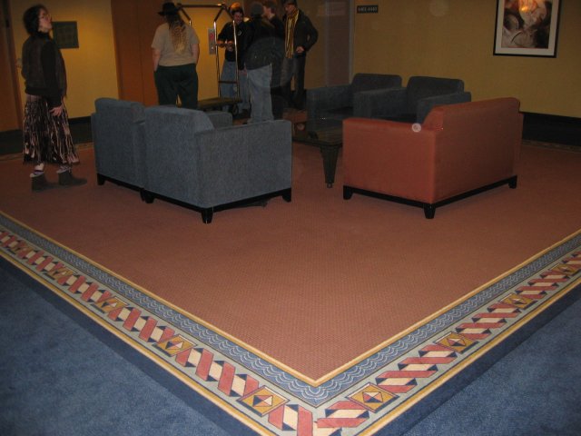 furniture in lobby