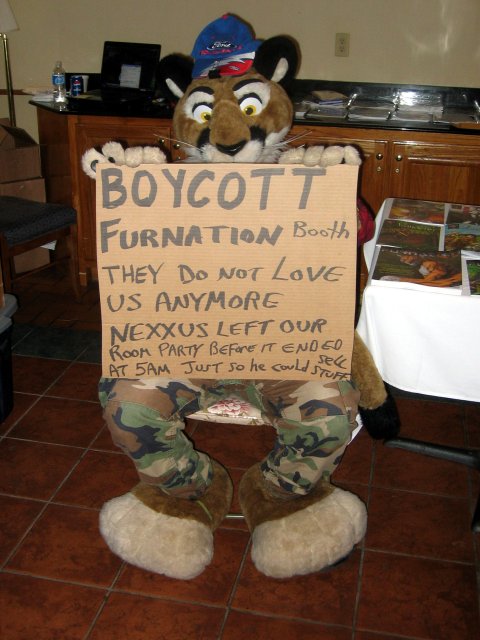 Calamity Cougar boycotts